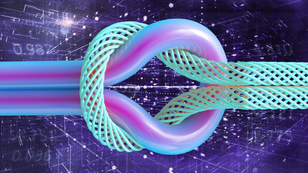 Interlinking digital threads. Image Credit: Andriy Onufriyenko via Getty Images, Canva, Adweek